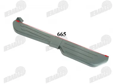 Elektrinio motorolerio plastikinė apadaila po kojomis kairės pusės tinka PRAKTIK1 EKO