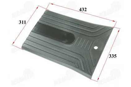 Elektrinio motorolerio plastikinė apadaila po kojomis tinka HIMOTO HM2, HM3