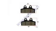 Electric motor scooter brake pads for CITYCOCO