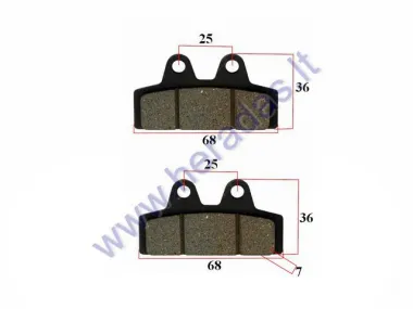 Electric motor scooter brake pads for CITYCOCO