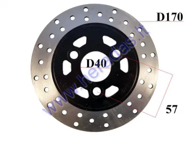 Elektrinio motorolerio priekinis stabdžių diskas AIRO gel, Airo Li