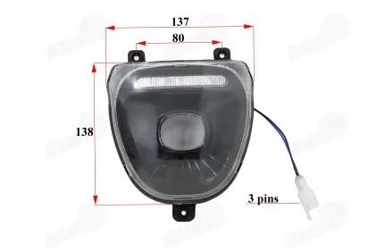 Front light for electric scooter  ROCKY