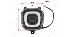 Headlight of electric scooter ROCKY