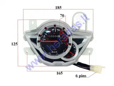 Dashboard for electric scooter E-SMART