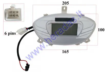 DASHBOARD FOR ELECTRIC SCOOTER for 60V  EPICO