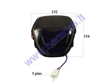 Display for electric scooter ROCKY 3PIN 48/60V since 2021.10