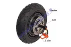 Electric engine right side for the electric scooter, suitable for CITYCOCO ES8009 with tire 120/70-R12 with brake disc