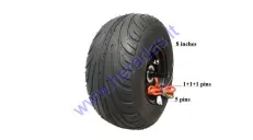 ELECTRIC MOTOR SCOOTER ELECTRIC MOTOR WHEEL, FOR CITYCOCO,  ES8004 with tyre 60V 1500W 18x9.5-8 225/55-8