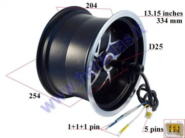 ELECTRIC MOTOR SCOOTER ELECTRIC MOTOR WHEEL 60V 3,95 KWAT for CITYCOCO  ES8008