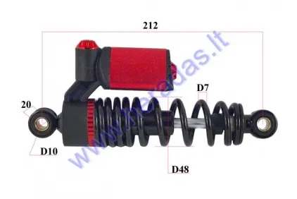 REAR SHOCK ABSORBER FOR ELECTRIC MOTOR SCOOTER , FITS CITYCOCO