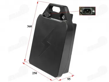 BATTERY FOR ELECTRIC MOTOR SCOOTER, LITHIUM BATTERY 60V  20Ah FITS CITYCOCO, HM2, HM3