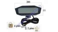 ELECTRIC MOTOR SCOOTER PANEL - SPEEDOMETER, ODOMETER, CHARGE INDICATOR 60V FIT TO CITYCOCO ES8004,ES8008 UNTIL 2022 YEARS