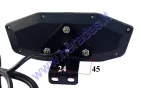ELECTRIC MOTOR SCOOTER PANEL - SPEEDOMETER, ODOMETER, CHARGE INDICATOR 60V fits CITYCOCOES8008  3,9KW