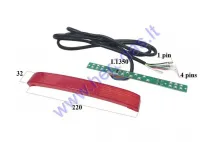 Elektrinio motorolerio skuterio paspirtuko šviečiantis atšvaitas LED CITYCOCO 1500W (NEREGISTRUOJAMAS)