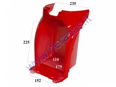 Plastic under the seat for electric scooter, suitable for CITYCOCO ES8018
