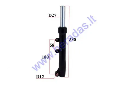 FRONT SHOCK ABSORBER FOR ELECTRIC MOTOR SCOOTER LEFT SIDE, FITS CITYCOCO