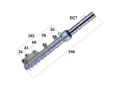 FRONT SHOCK ABSORBER FOR ELECTRIC MOTOR SCOOTER LEFT SIDE, FIT TO CITYCOCO