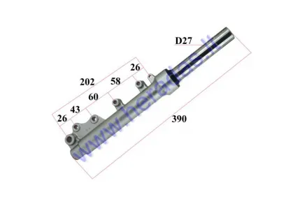 FRONT SHOCK ABSORBER FOR ELECTRIC MOTOR SCOOTER LEFT SIDE, FIT TO CITYCOCO