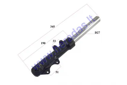 FRONT SHOCK ABSORBER FOR ELECTRIC MOTOR SCOOTER LEFT SIDE, FIT TO CITYCOCO