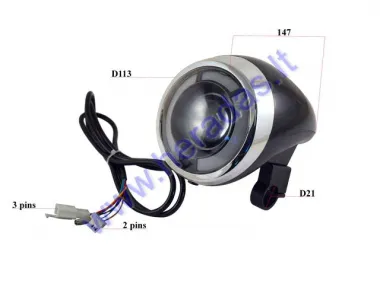 Front light for electric motor scooter  E4 12V fit to CITYCOCO ES8004