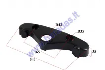 Plastic cover for FRONT FORK BRACE CLAMP (LOWER) FOR ELECTRIC MOTOR SCOOTER CITYCOCO ES8004,ES8008