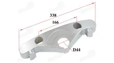 Plastic fork bottom bracket protection for electric scooter fits HIMOTO HM2, HM3