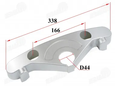 Plastic fork bottom bracket protection for electric scooter fits HIMOTO HM2, HM3