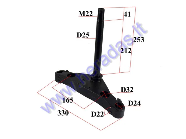 Fork complete front for Citycoco