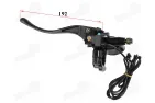 Right brake lever with cylinder for electric scooter, tricycle fits HIMOTO HM2