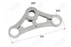 Fork lower holder saddle for electric scooter, tricycle fits HIMOTO HM2, HM3