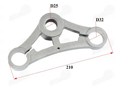 Fork lower holder saddle for electric scooter, tricycle fits HIMOTO HM2, HM3