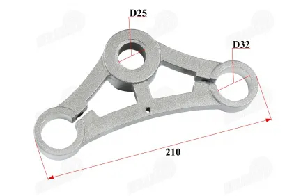 Fork lower holder saddle for electric scooter, tricycle fits HIMOTO HM2, HM3