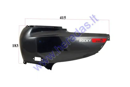 Left plastic under the seat for the electric scooter, suitable for ROCKY from 2021.10