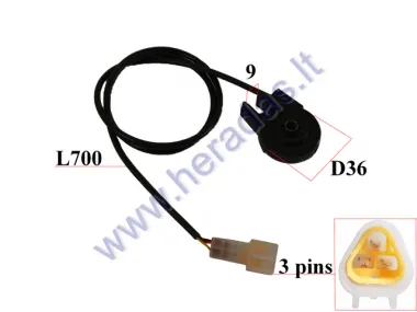 Electric scooter side support switch MIKU MAX