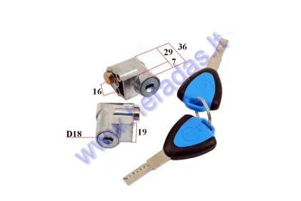 KEY SWITCH FOR ELECTRIC MOTOR SCOOTER CITYCOCO