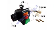 Electric scooter light switch suitable for CITYCOCO