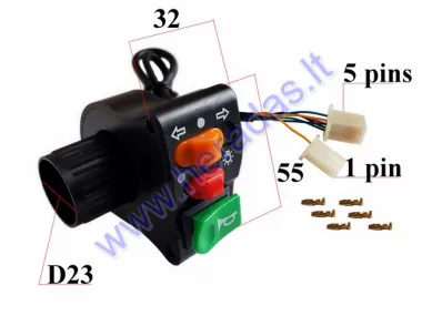 Electric scooter light switch suitable for CITYCOCO