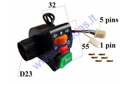 Electric scooter light switch suitable for CITYCOCO