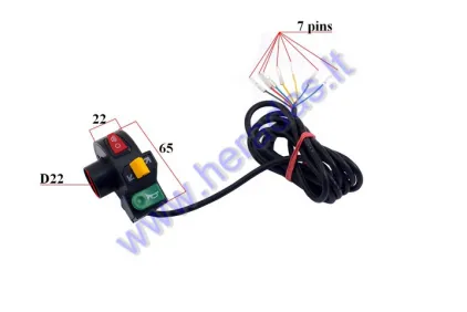 Electric motor scooter light switcher for CITYCOCO