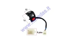 SWITCH ASSEMBLY FOR ELECTRIC MOTOR SCOOTER INDICATOR/HORN/LIGHTS HAWK