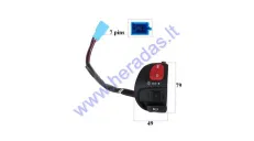 Elektrinio motorolerio šviesų/signalo/pavarų perjungimo  jungiklis MS031 MS041