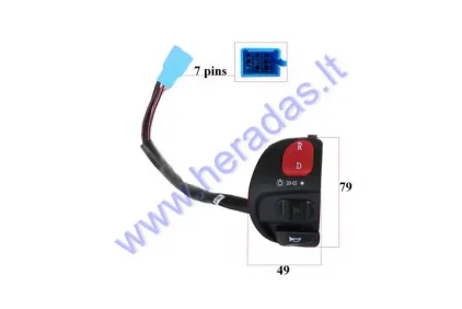 SWITCH ASSEMBLY FOR ELECTRIC MOTOR SCOOTER INDICATOR/HORN/LIGHTS MS031 MS041