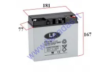 Elektrinio motorolerio-triračio akumuliatorius 12V 22Ah Tinka modeliams MS03, MS04,EPICO, ROCKY, AIRO  analogas 6DZM20,6DZF20,6DZF23