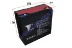 Battery for electric scooter-trike 12V 22Ah suitable for MS03, MS04, EPICO, ROCKY, AIRO  6-DZF-22