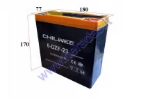 BATTERY FOR ELECTRIC SCOOTER-TRIKE 12V 30AH SUITABLE FOR MS03, MS04, EPICO, ROCKY, AIRO 6-DZF-23