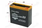 Elektrinio motorolerio-triračio  grafeno akumuliatorius 12V 23Ah Tinka modeliams MS03, MS04,EPICO, ROCKY, AIRO  analogas 6DZM20,6DZF20,6DZF22