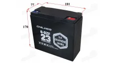 Elektrinio motorolerio-triračio  grafeno akumuliatorius 12V 23Ah Tinka modeliams MS03, MS04,EPICO, ROCKY, AIRO  analogas 6DZM20,6DZF20,6DZF22