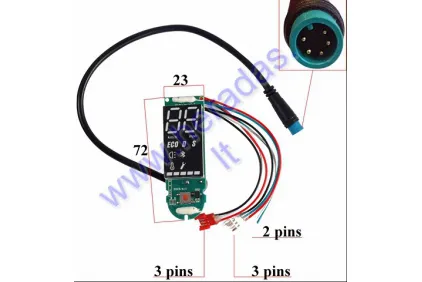 Display for electric scooter M365/PRO