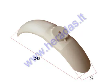 FRONT FENDER FOR ELECTRIC KICK SCOOTERS M365, XIAOMI