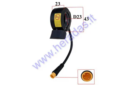 THUMB THROTTLE ACCELERATOR FOR ELECTRIC KICK SCOOTER KUGOO G2 PRO